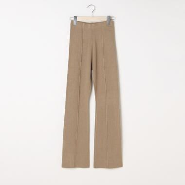 バックスリットニットパンツ