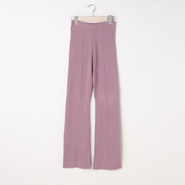 バックスリットニットパンツ