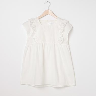 ヨークレースブラウス