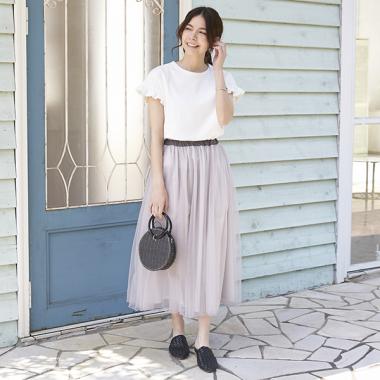 チュールスカート