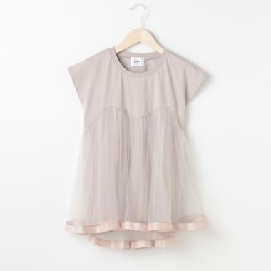 チュールドッキングTシャツ