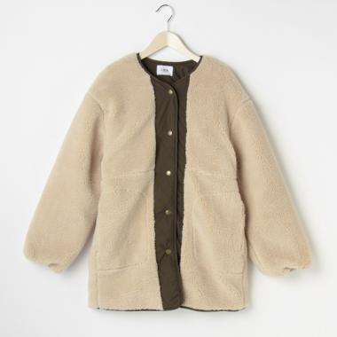 【リンク】ボアキルティングコート