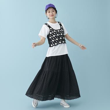 【リンク】レースロングスカート