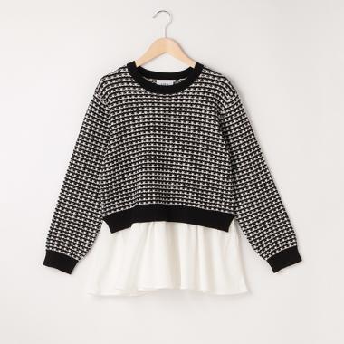 【リンク】ツィード柄ニット