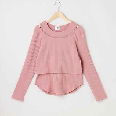 【リンク】肩スリットトップス