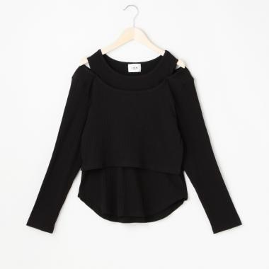 【リンク】肩スリットトップス