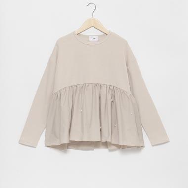 【リンク】パールドットドッキング長T(レディース)