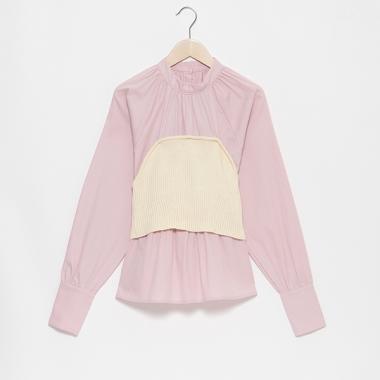 【リンク】ニットビスチェブラウス(レディース)