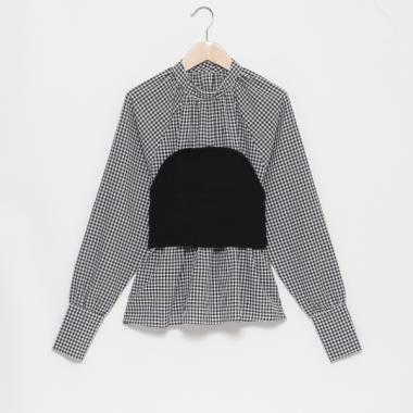 【リンク】ニットビスチェブラウス(レディース)