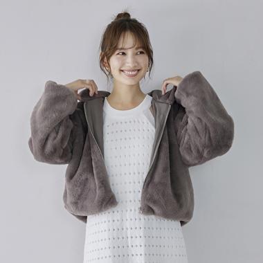 【リンク】ファージップブルゾン(レディース)