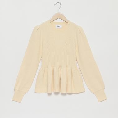 【AJUGA.】ペプラムニット（大人サイズ）