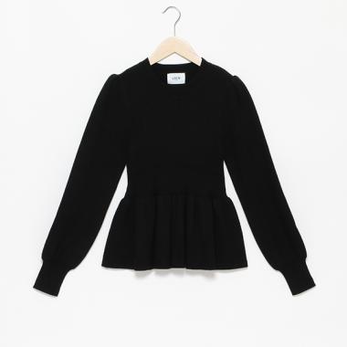 【AJUGA.】ペプラムニット（大人サイズ）