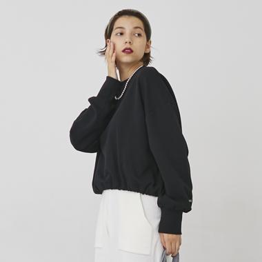 【LADIES】【プティプラ】ドロストトレーナー