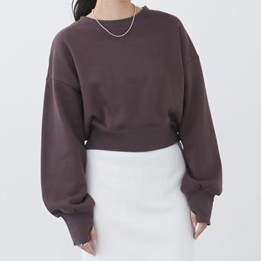 裏起毛トレーナー