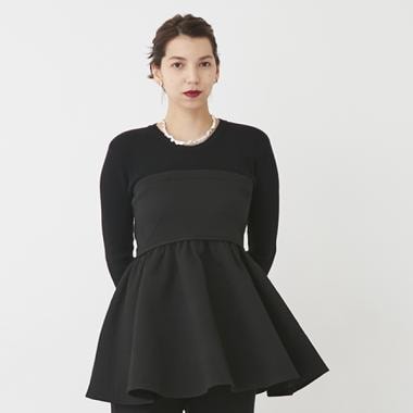 【リンク】ジャガードカットチュニック (レディース)