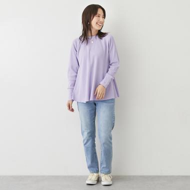 【リンク】ウォッシュ加工デニム(レディース)