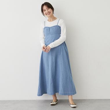 【リンク】デニムワンピアンサンブル(レディース)
