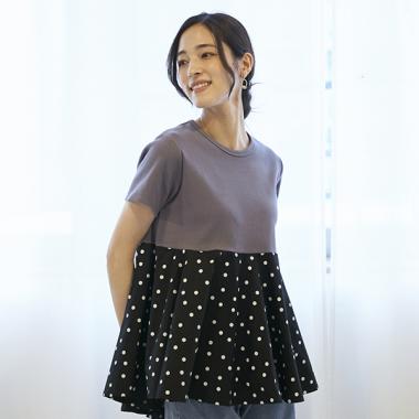 【リンク】ペプラムカットチュニック(レディース)