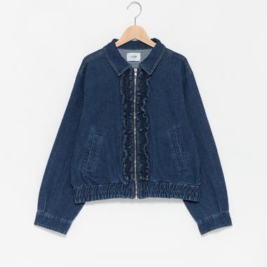 【リンク】デニムフリルジャケット