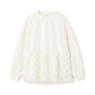 【リンク】ジャガードペプラムトレーナー