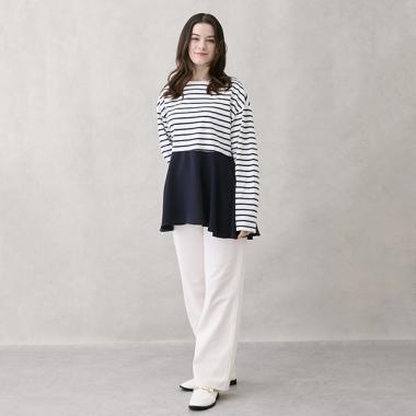 【防汚加工/親子リンク】ストレッチフレアPT