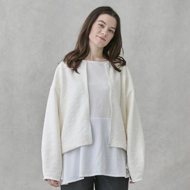 【リンク/花粉防止】ハートzip羽織り