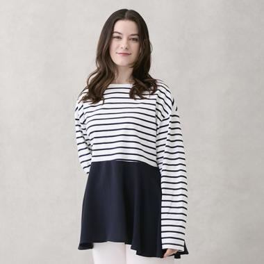 【親子リンク】ペプラム長T