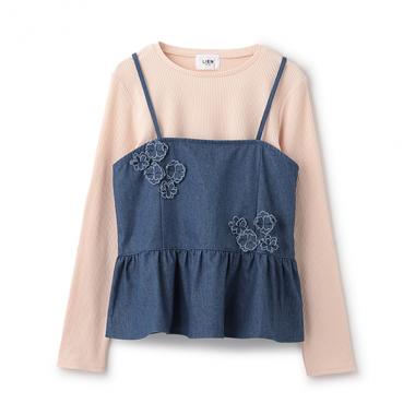 【リンク】花ビスチェ長Tセット