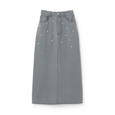 【リンク】パールデニムスカート