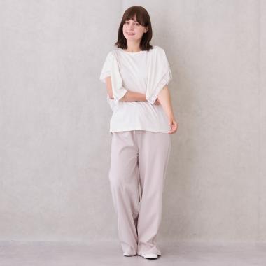 【リンク】サイドレースワイドパンツ