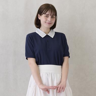 【リンク】ペプラムポロシャツ