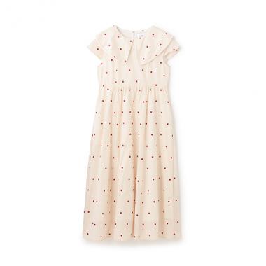 【リンク】ハート刺しゅうワンピース