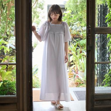 【リンク】スモッキングワンピース