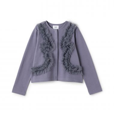 【リンク】チュールフリルカットカーディガン