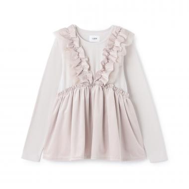 【親子リンク】ドッキングフリルチュニック