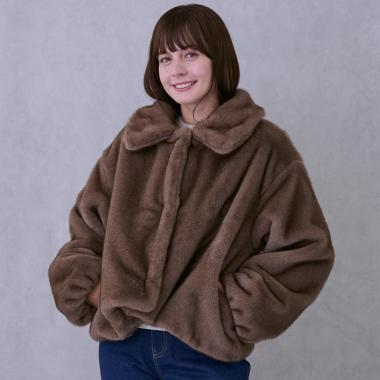 【親子リンク】フェイクファージャケット