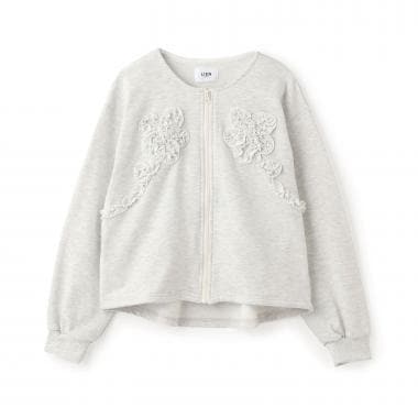 【親子リンク/防汚】フリルモチーフハオリ