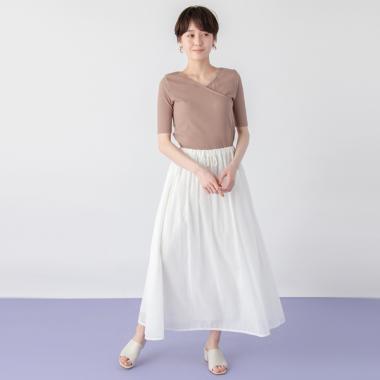 ギャザーカラースカート