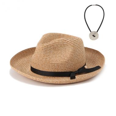 ヘアゴムつきWash Casual ハット