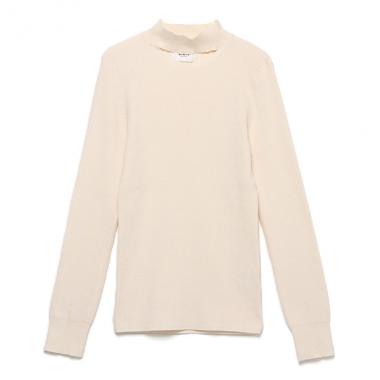 衿スリットインナーニット