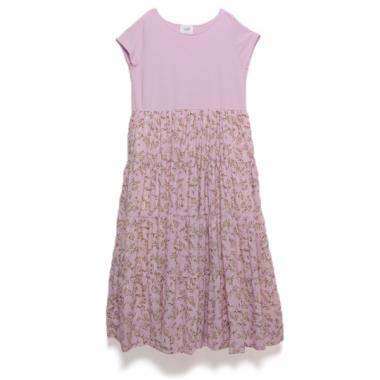 花柄ティアードワンピース