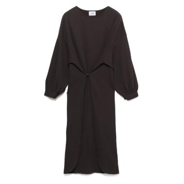 裏毛 タック入りワンピース