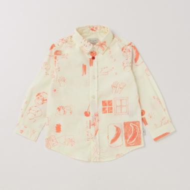 ベビー ドリーム総柄長袖シャツ