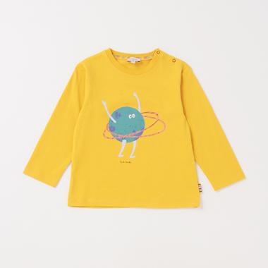 ベビー フラプラネット長袖Tシャツ