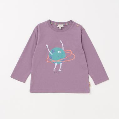 ベビー フラプラネット長袖Tシャツ