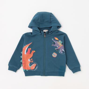 ベビー 宇宙遊泳DINOオープンパーカ