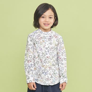 バイシクル バンドカラーシャツ