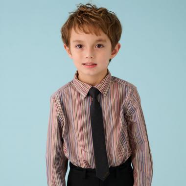 シグネチャーストライプ長袖シャツ