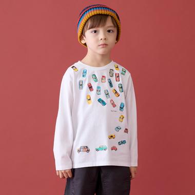 カーレース長袖Tシャツ