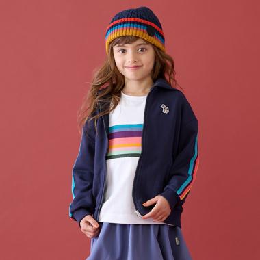 裏毛ゼブラジップパーカ